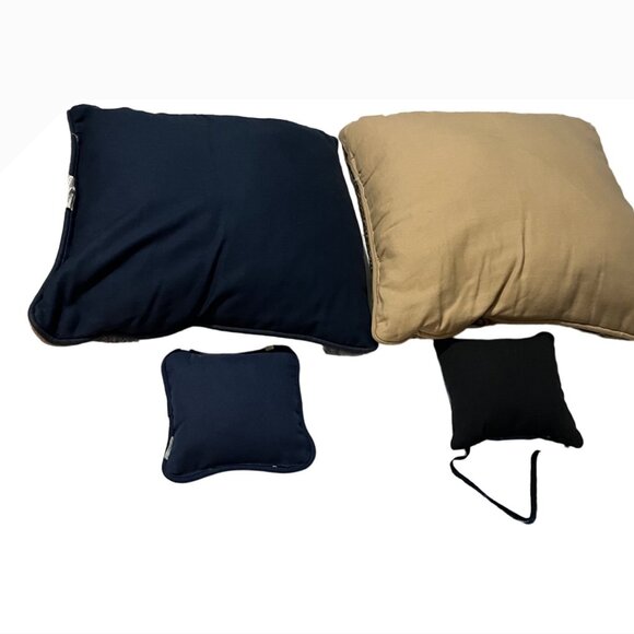 1 lot of four Decorative Lighthouse Tapestry Throw Pillows 2-15", 2-6" Vintage - Picture 6 of 6